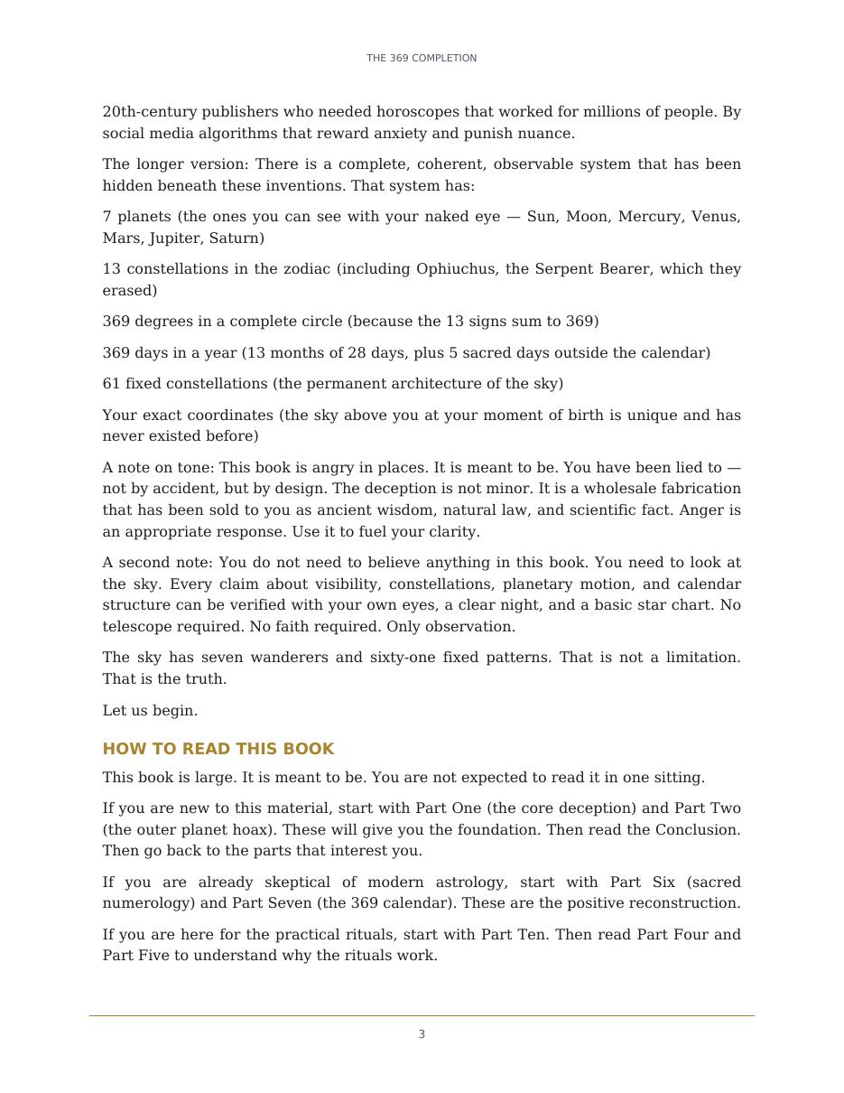 Sample page from The 369 Completion: Foreword — what this book is